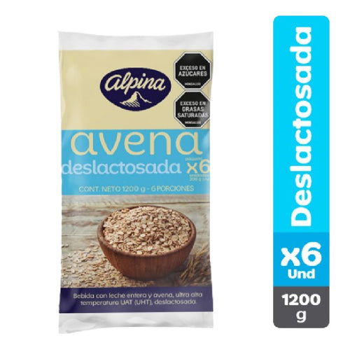 AVENA ALPINA 6U DESLACTOSADA 1200ML